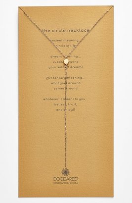 Dogeared 'The Circle' Boxed Y-Necklace