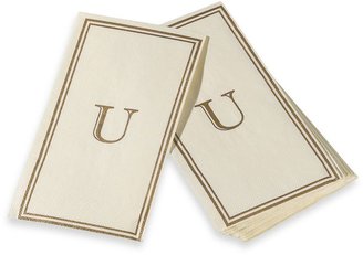 Bed Bath & Beyond Monogram Disposable Letter "U" Guest Towels