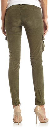 Vince Fade to Blue Skinny Cargo Pants, Olive