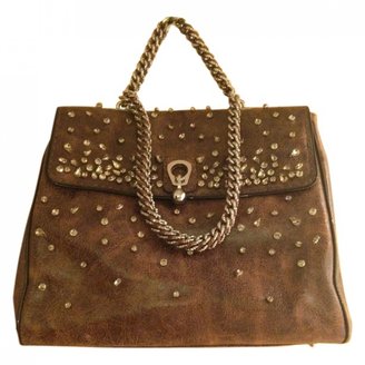 Ermanno Scervino Brown Leather Handbag