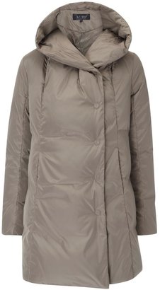 Armani Jeans Taupe padded shell coat