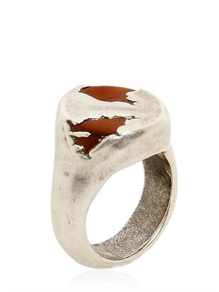 Maison Margiela - Metal Ring With Resin Details