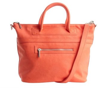 BCBGeneration flamingo faux leather 'Quinn' convertible satchel