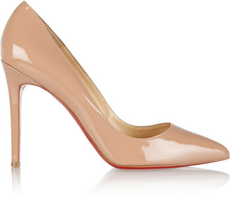 Christian Louboutin Pigalle 100 patent-leather pumps