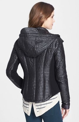 BCBGeneration Hooded Quilted & Knit Jacket (Online Only)