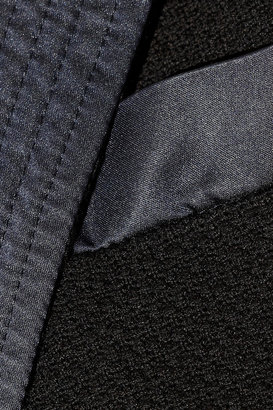 Moschino Textured-knit cotton-blend jumpsuit