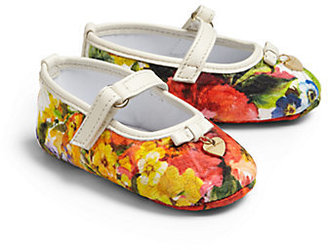 Dolce & Gabbana Infant's Floral Mary Jane Shoes