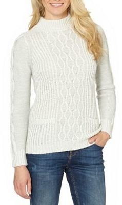 The Collection Pale green cable turtle neck jumper