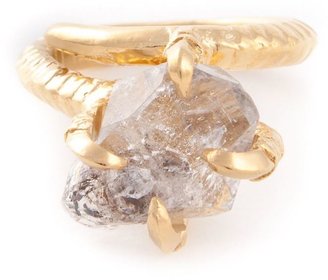 Bjorg crystal engagement ring
