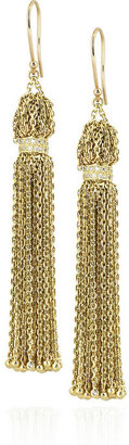 Solange Azagury-Partridge Tassel 18-karat gold and diamond earrings