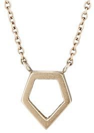 Monique Péan Women's White Diamond Geometric Pendant Necklace-Colorles