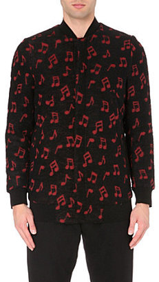 Paul Smith Musical notes wool-blend jacket