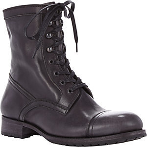 n.d.c made by hand Women's Gianni Combat Boots-BLUE