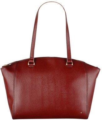 Tula Large Saffiano Leather Tote Bag