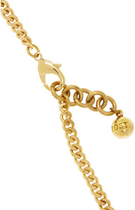 Lulu Frost Adriatic gold-tone crystal necklace