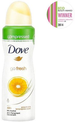 Dove Go Fresh Grapefruit Aerosol Anti-Perspirant Deodorant Compressed 125ml