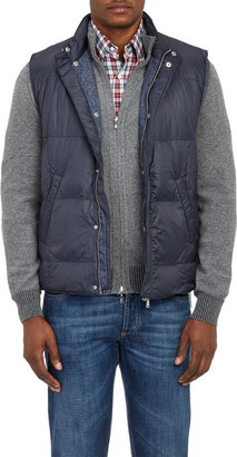 Fioroni Flannel-Lined Puffer Vest