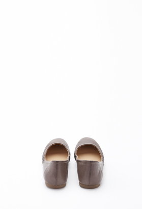 Forever 21 faux leather ballet flats