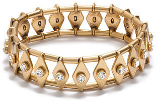 J.Crew Crystal diamond stretch bracelet