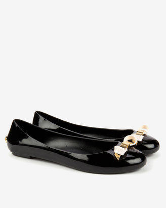 Ted Baker ISSAN Slim bow jelly pumps