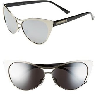 Steve Madden 60mm Cat Eye Sunglasses