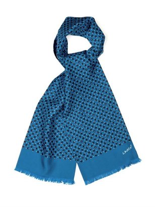 Lanvin Spot-print silk scarf
