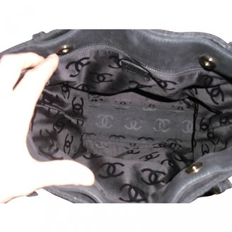Chanel Black Suede Handbag