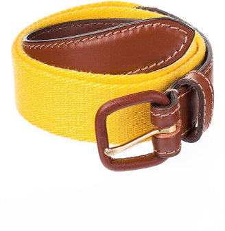 American Apparel Unisex Solid Web Belt Leather Buckle