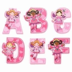 Self Adhesive Wooden Fairy Letter C by The Toy Workshop
