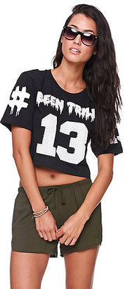 Been Trill Football Cropped T-Shirt