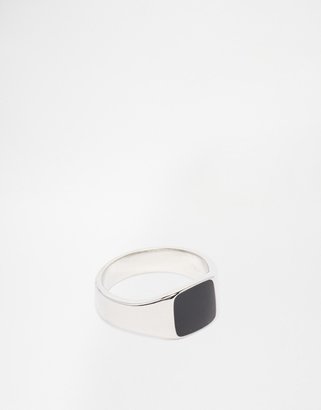 ASOS Signet Ring - Silver