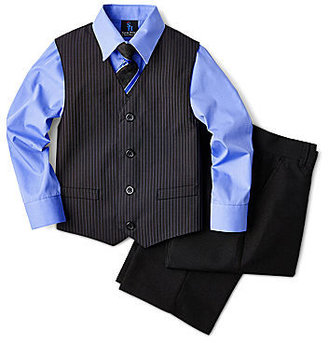 JCPenney Steve Harvey 4-pc. Tie, Shirt, Vest and Pants Set - Boys 6-18