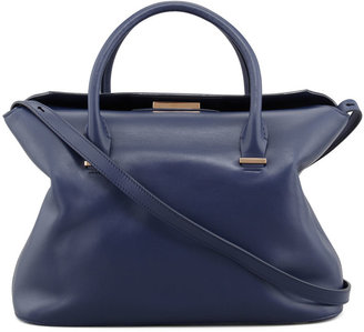 The Row The Carry All Leather Tote Bag, Imperial Blue