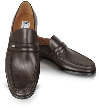 Moreschi Monaco Brown Leather Loafers