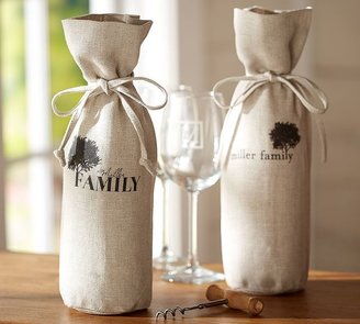 Pottery Barn Personalized Family Wine Bag
