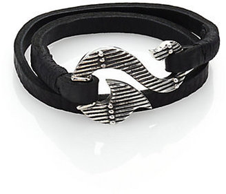 King Baby Studio River Hook Leather Bracelet
