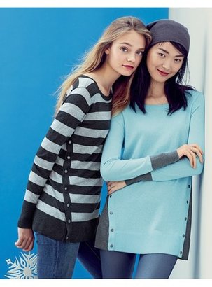 Caslon Side Snap Sweater (Regular & Petite)
