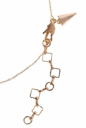 Rebecca Minkoff Gemini Zodiac Necklace in Gold