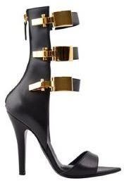 Versace Versus VERSUS Tri Buckle Heeled Sandals