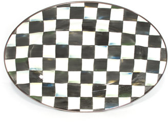 Mackenzie Childs Large Courtly Check Oval Platter