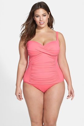 La Blanca Swimwear 'Sweetheart' Tankini Top (Plus Size)