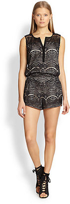 Twelfth St. By Cynthia Vincent by Cynthia Vincent Lace Short Jumpsuit