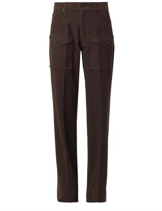 Christopher Kane Straight-leg micro-corduroy trousers