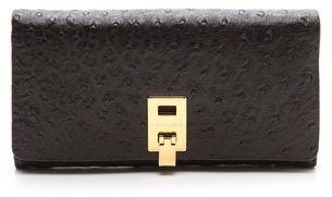 Michael Kors Collection Ostrich Embossed Wallet