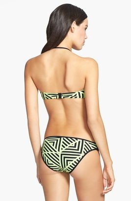 Seafolly 'Pop' Print Underwire Bandeau Bikini Top (DD-Cup)