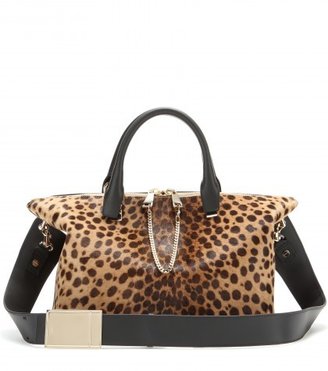 Chloé Baylee Medium Calf-hair And Leather Tote