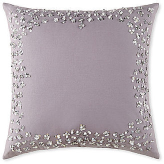 Liz Claiborne Rose Jacquard Square Decorative Pillow