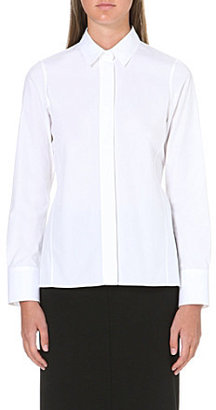 Jil Sander Concealed button placket cotton shirt