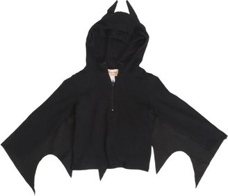 Siaomimi Long Sleeve Bat Top-Black