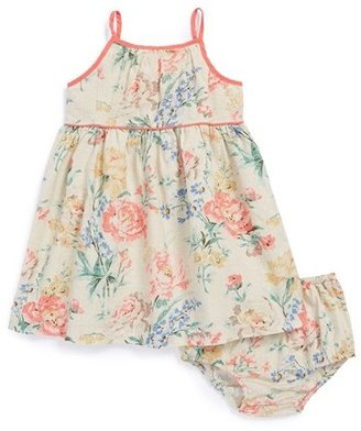 Ralph Lauren Sleeveless Floral Dress & Bloomers (Baby Girls)